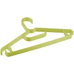 КОМПЛЕКТ ВЕШАЛОК ДЛЯ ДЕТСКОЙ ОДЕЖДЫ (3 ШТ) РАЗМЕР 31,5 СМ (Салатовый)