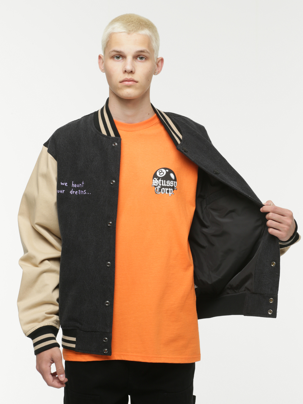 Мужской Бомбер Care Denim Varsity