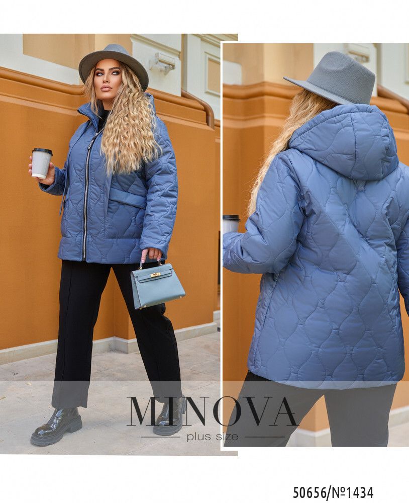 Куртка 1434-джинс Minova