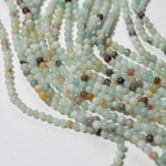 Амазонит с кварцем натуральный, 2,3мм, шар