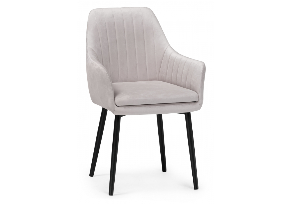 Стул на металлокаркасе Woodville на металлокаркасе Райнер MR -28, черный, ножки черные