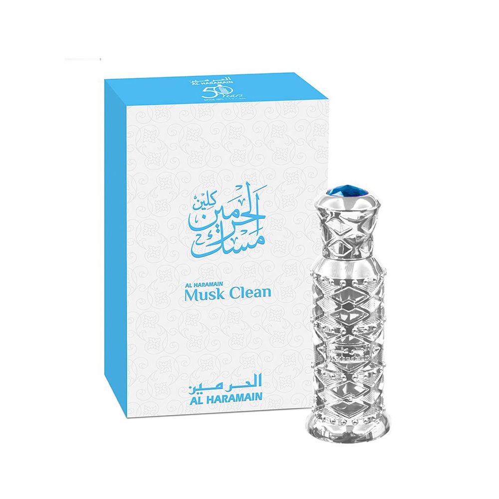 Al Haramain Musk Clean Perfumed Oil 12 ml (unisex)