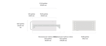 Mac Pro Стойка  (Серебристый)