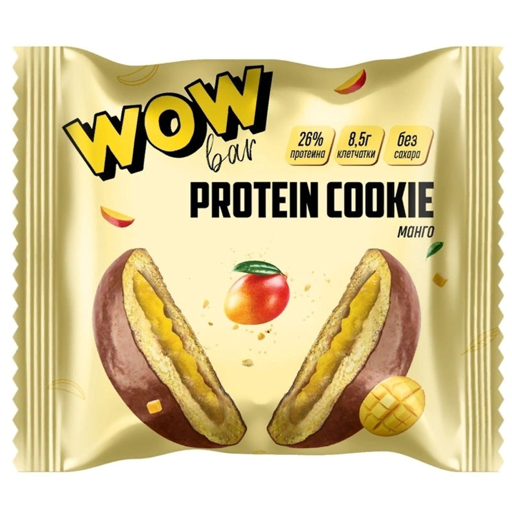 Prime Kraft WOWbar Протеиновое печенье с начинкой (40 гр.) срок годности 18.01.2023