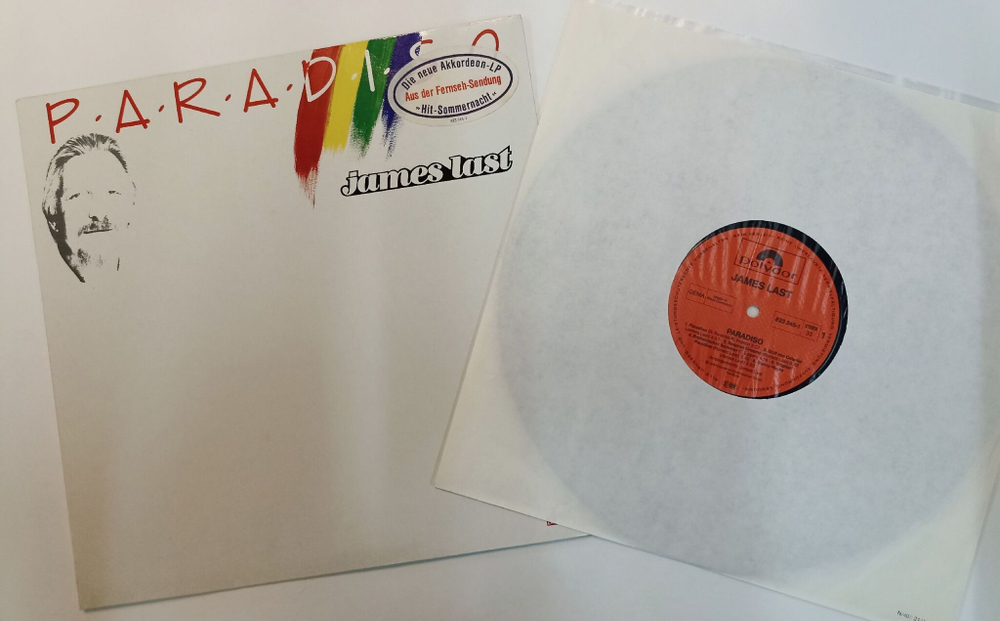 Винтажная виниловая пластинка LP James Last Paradiso (Germany 1984)