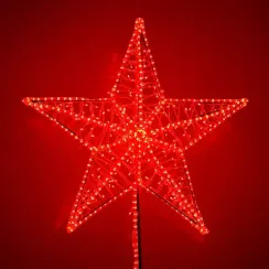 Макушка Кремлевская 100 см. для елей высотой от 6 до 12 м., красная, Green Trees (krem-100red)