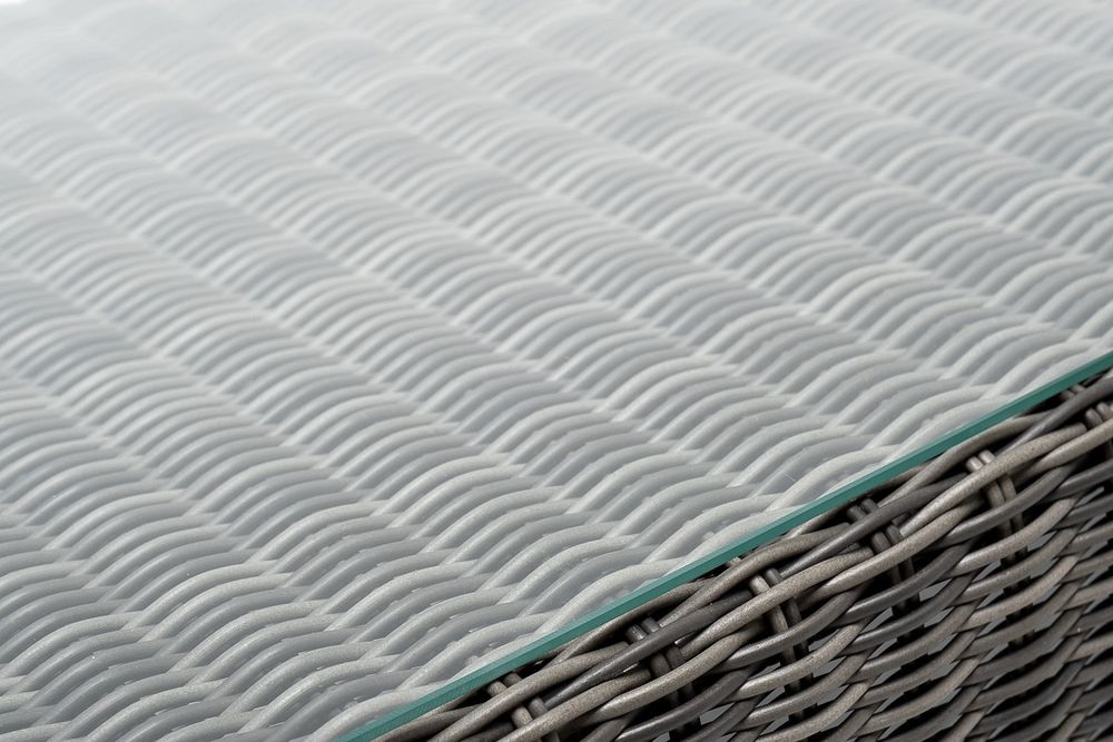 "Боно" журнальный столик из искусственного ротанга, цвет графит