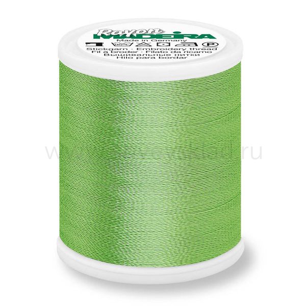 Нитки вышивальные вискоза Madeira Rayon №40, 200 м, цв. 1169, 9840, 5 катушек