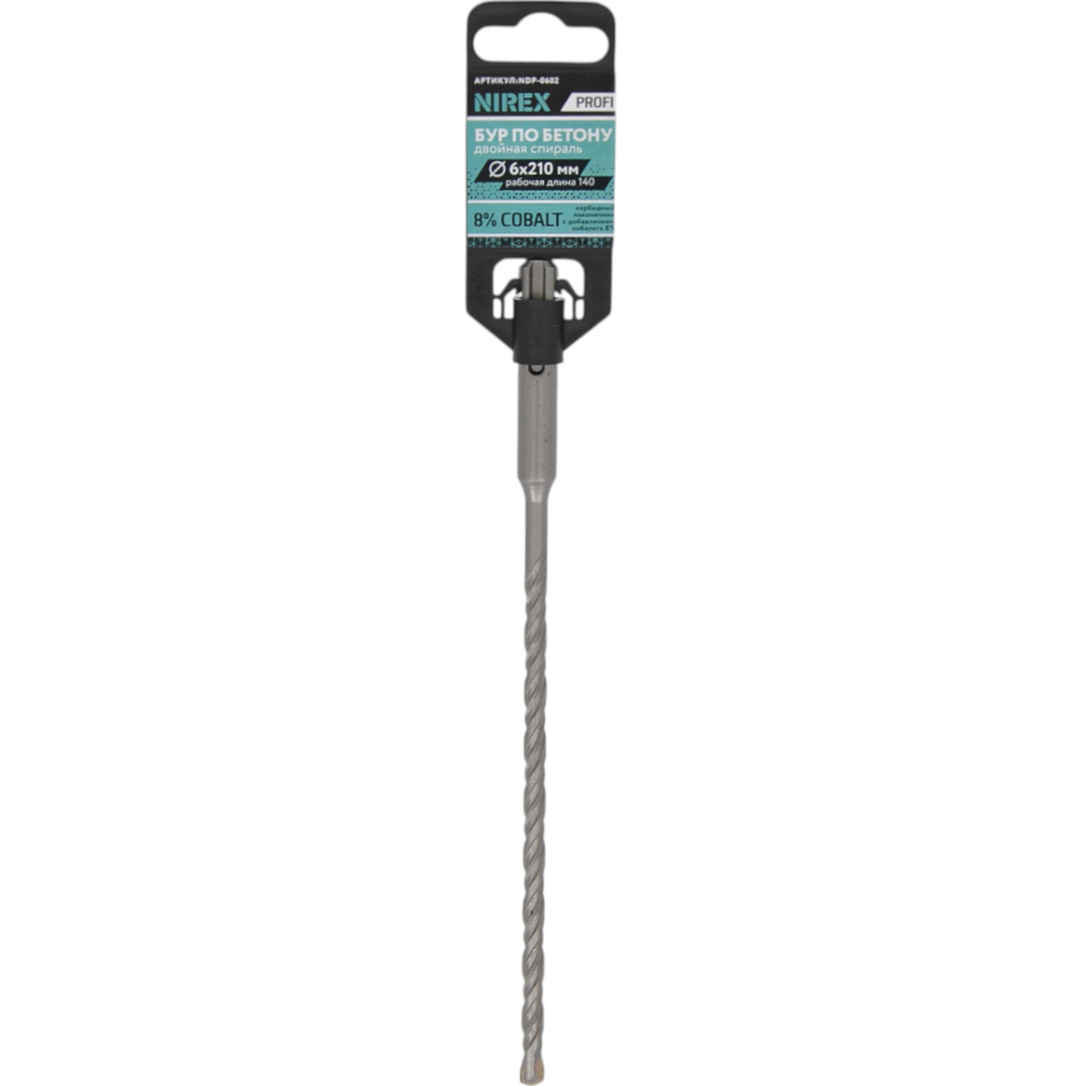 Бур NIREX Profi SDS+ 6*210 NDP-0602