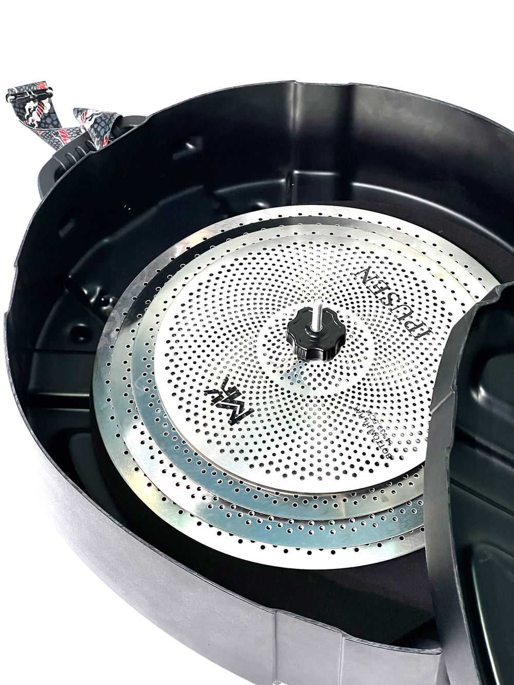 Кейс кофр ЧЕРНЫЙ для барабанных тарелок до 24" на колесах и с выдвижной ручкой DGCASE DARUMA 24-01А