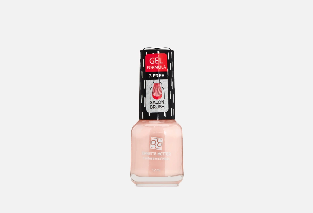 BRIGITTE BOTTIER Лак для ногтей GEL FORMULA тон 01 прозрачный, 087