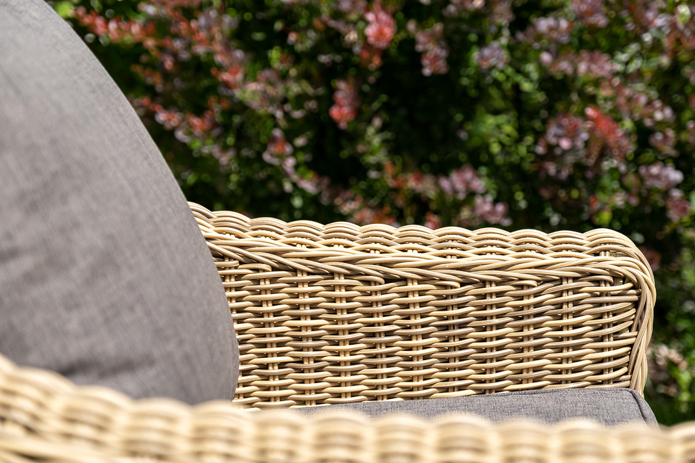 "Кон Панна" лаунж-зона из искусственного ротанга, цвет соломенный