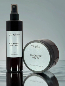 Коллагеновый гелевый скраб для тела Blackberry and Bay (бунт, Ежевика и Лавр), ТМ BUNT