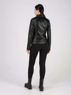 Кожаная куртка демисезонная косуха
