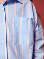 Рубашка для девочки Next E76-899, Голубой