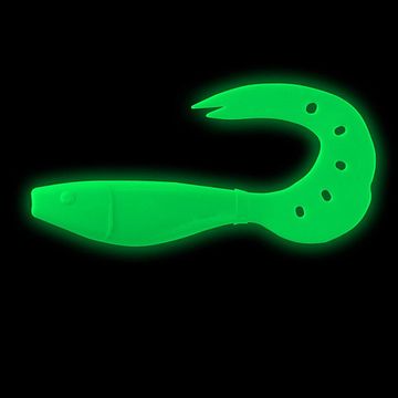 Твистер Helios Kasandra 4"29/10,9см Phosphorus 5шт. (HS-34-041)