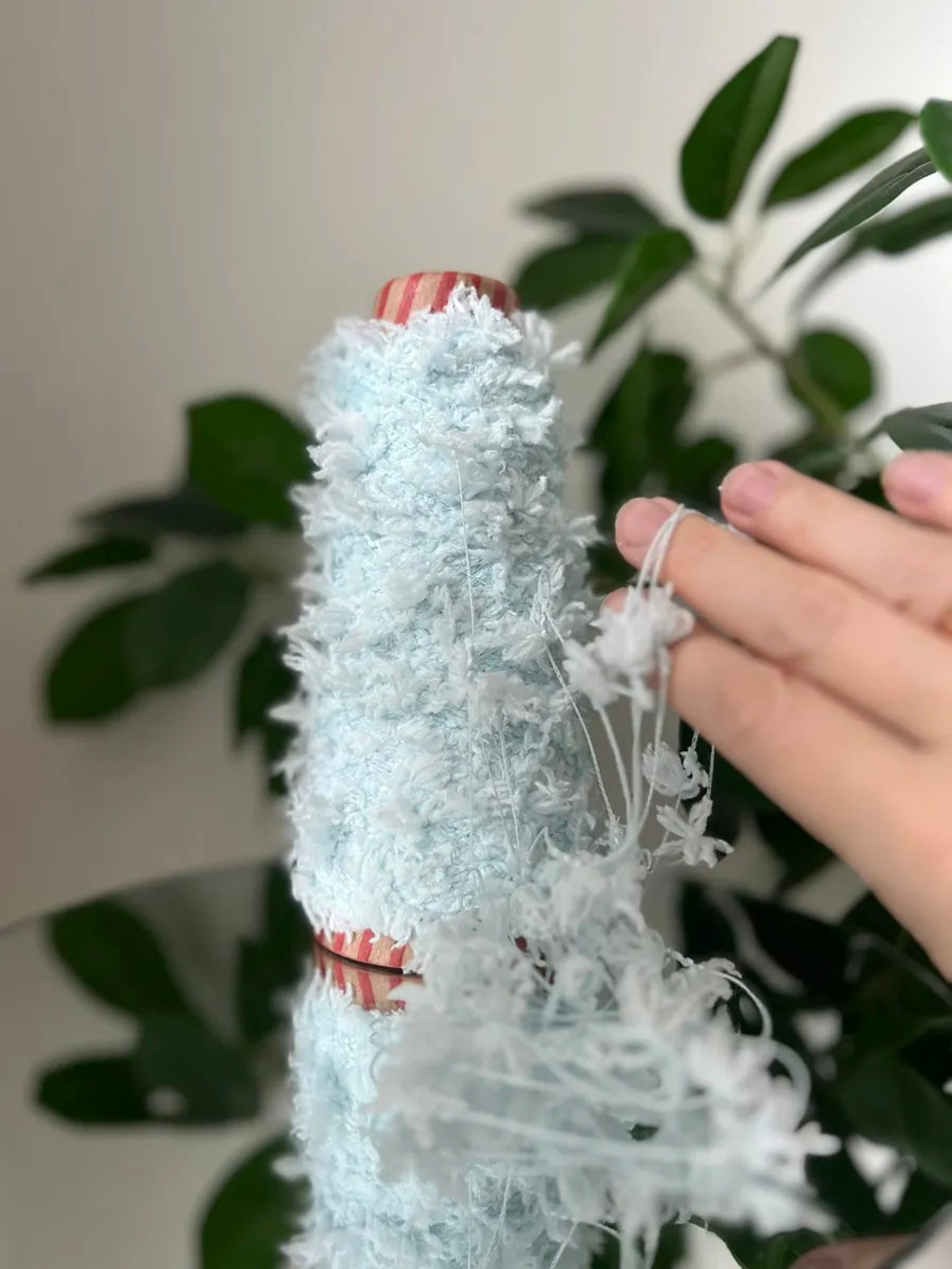 Пряжа Единорог UNICORN мультиколор с шишибриками 50 g
