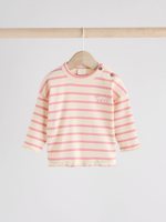 Лонгслив и легинсы в комплекте для малышей Next E66-553, Молочный, Розовый