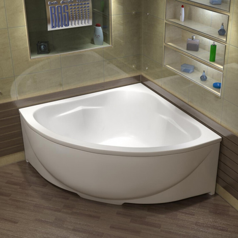 Акриловая ванна Bas (Бас) Империал 150х150, с каркасом