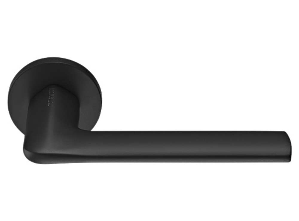 Ручка MORELLI MH-61-R6 BL черный, круглая розетка 6 мм