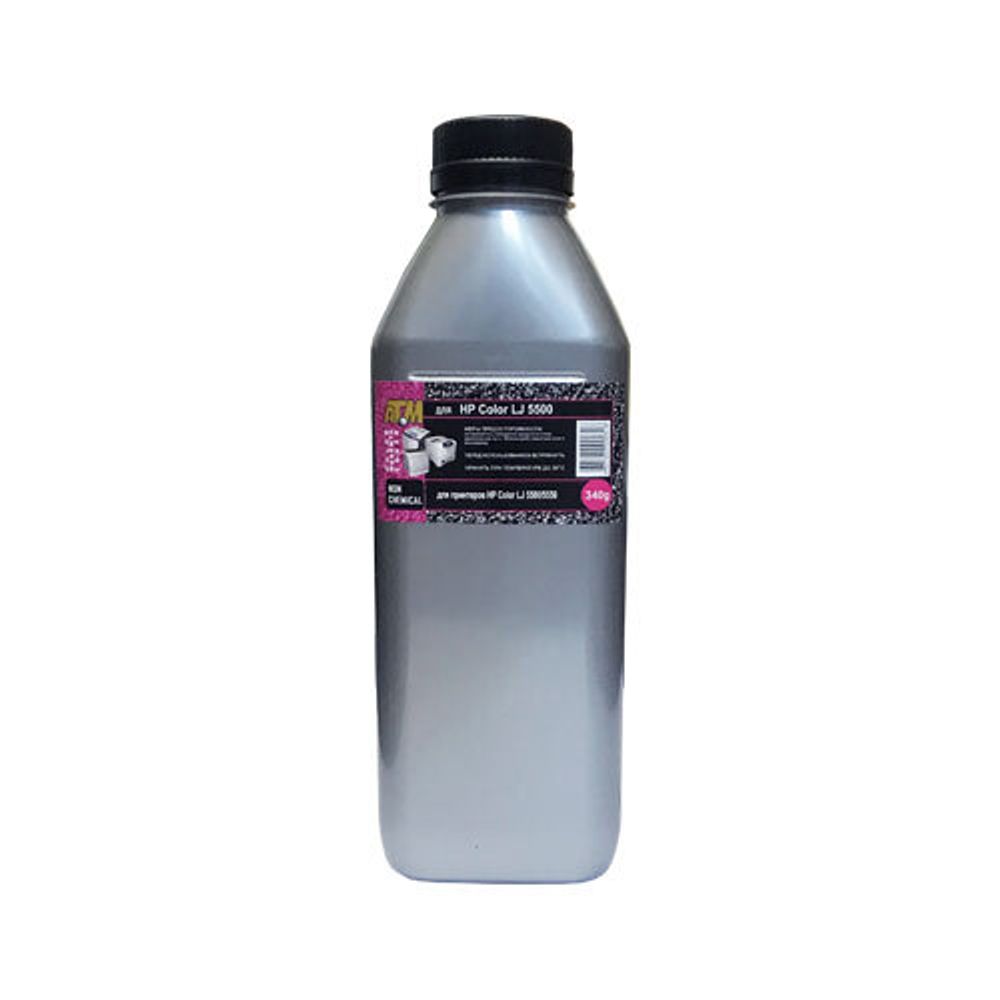 Тонер для HP Color LJ 5500/5550 (340гр, пурпурный, Chemical) Silver ATM