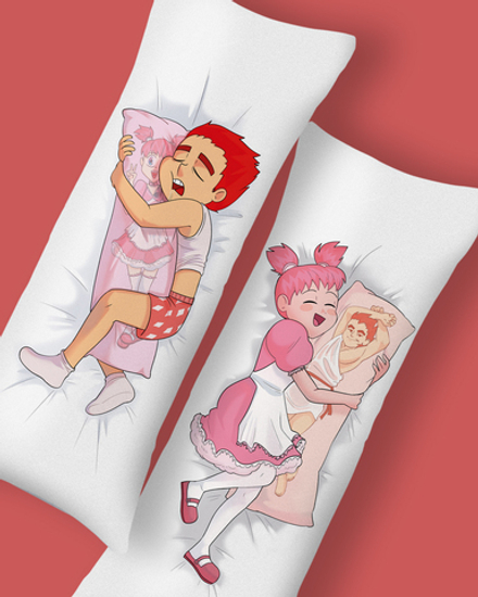 Подушка Дакимакура 150х50 "13 Карт: Данте Земля Королей"