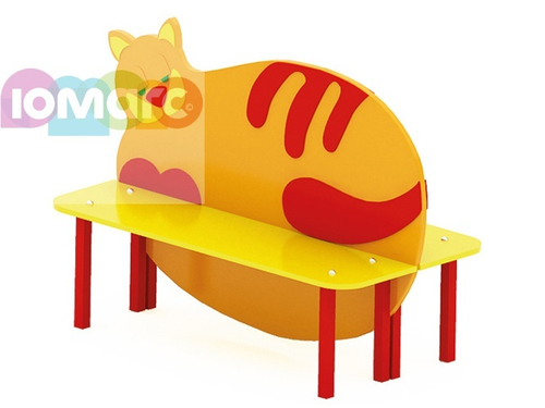 Скамья детская "Кот"