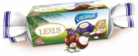 Конфеты Lexus Box молочного шоколада с кокосовым кремом (конфета) 110г