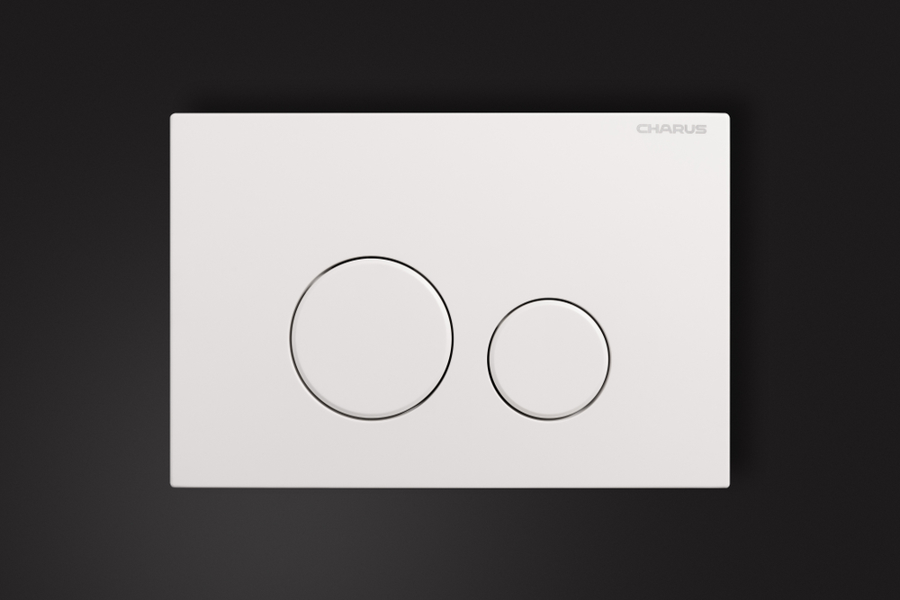 Клавиша для инсталляции CHARUS Spazio FP.330.12.02, белый матовый