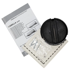 Встраиваемая вытяжка Krona KAMILLA slim 600 INOX/INOX (1 мотор)