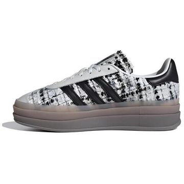 Кроссовки adidas originals GAZELLE BOLD для скейтбординга Низкие Белые черные кроссовки