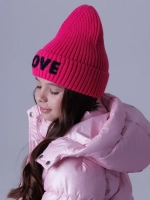 Шапка для девочки осенняя вязаная