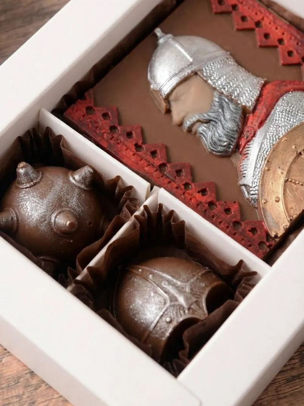 Набор "Русский богатырь" #1 / Шоколад ручной работы