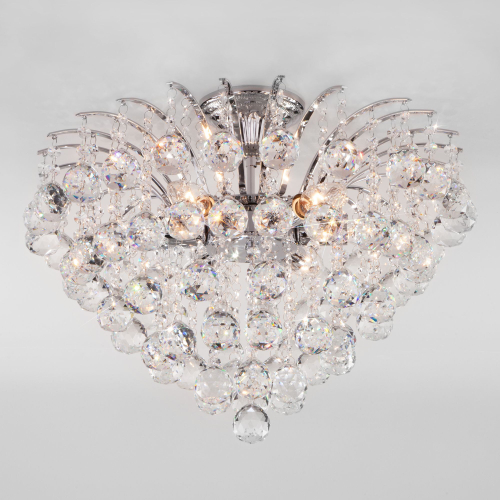 Потолочная люстра с хрусталем 3299/6 хром