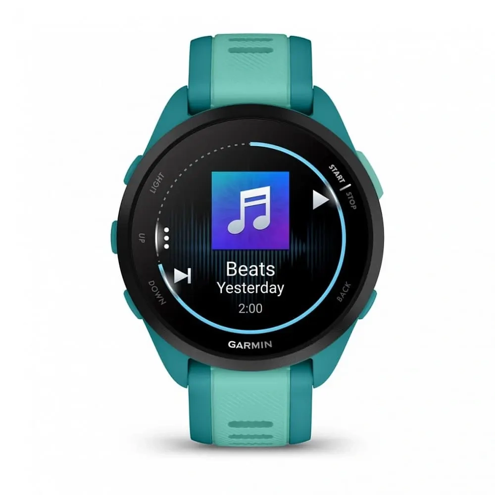 Умные часы Garmin Forerunner 165 Music Amoled, Turquoise/Aqua