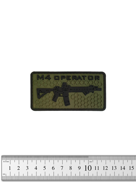 Шеврон M4 Operator PVC. Олива