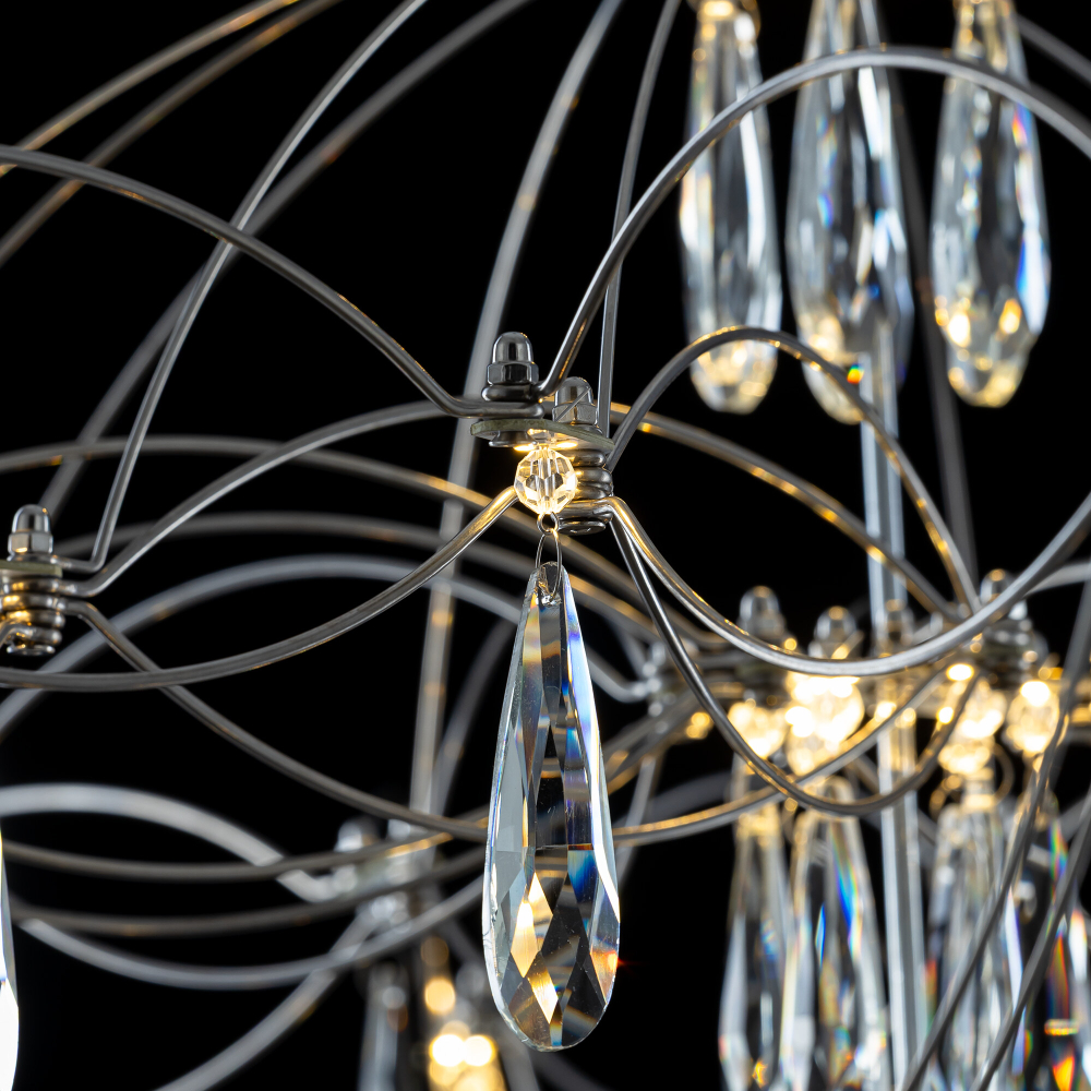 Citilux ASTER CL208010 LED Хрустальная люстра с пультом