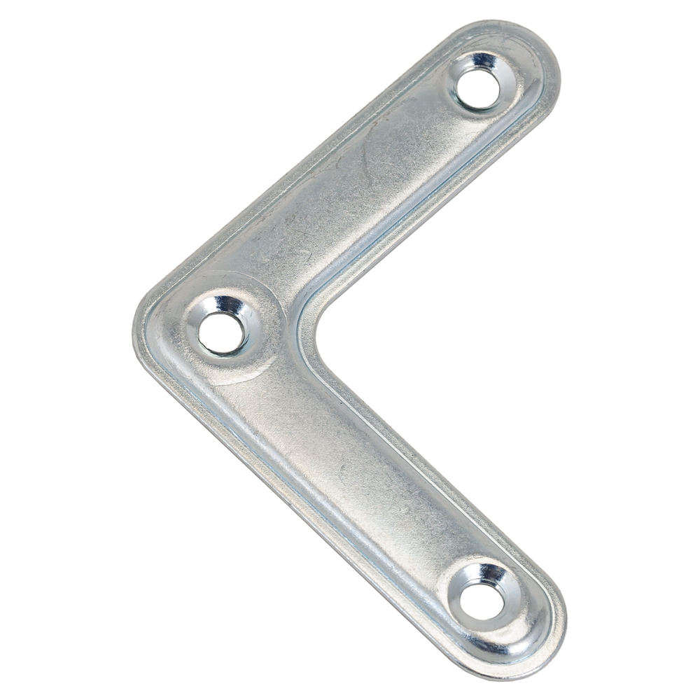 Угол крепежный уголок-пластина металл. 75х75 цинк б/шур Кунгур