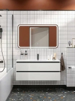 Тумба с раковиной Cezares Plane 120 белая