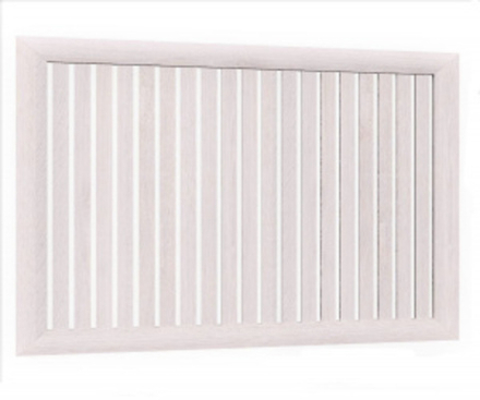 Экран ХДФ для радиатора реечный, 1200*600мм, Ясень белый