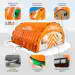 Пневмокаркасный ангар «Мастер 2» 7×5×3,5 м —  из ПВХ для ремонта и хранения техники