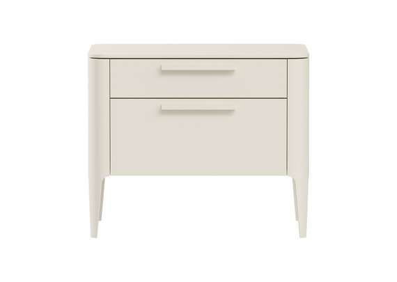 Тумба прикроватная Type 2 ящика ширина 60 см (дымка)