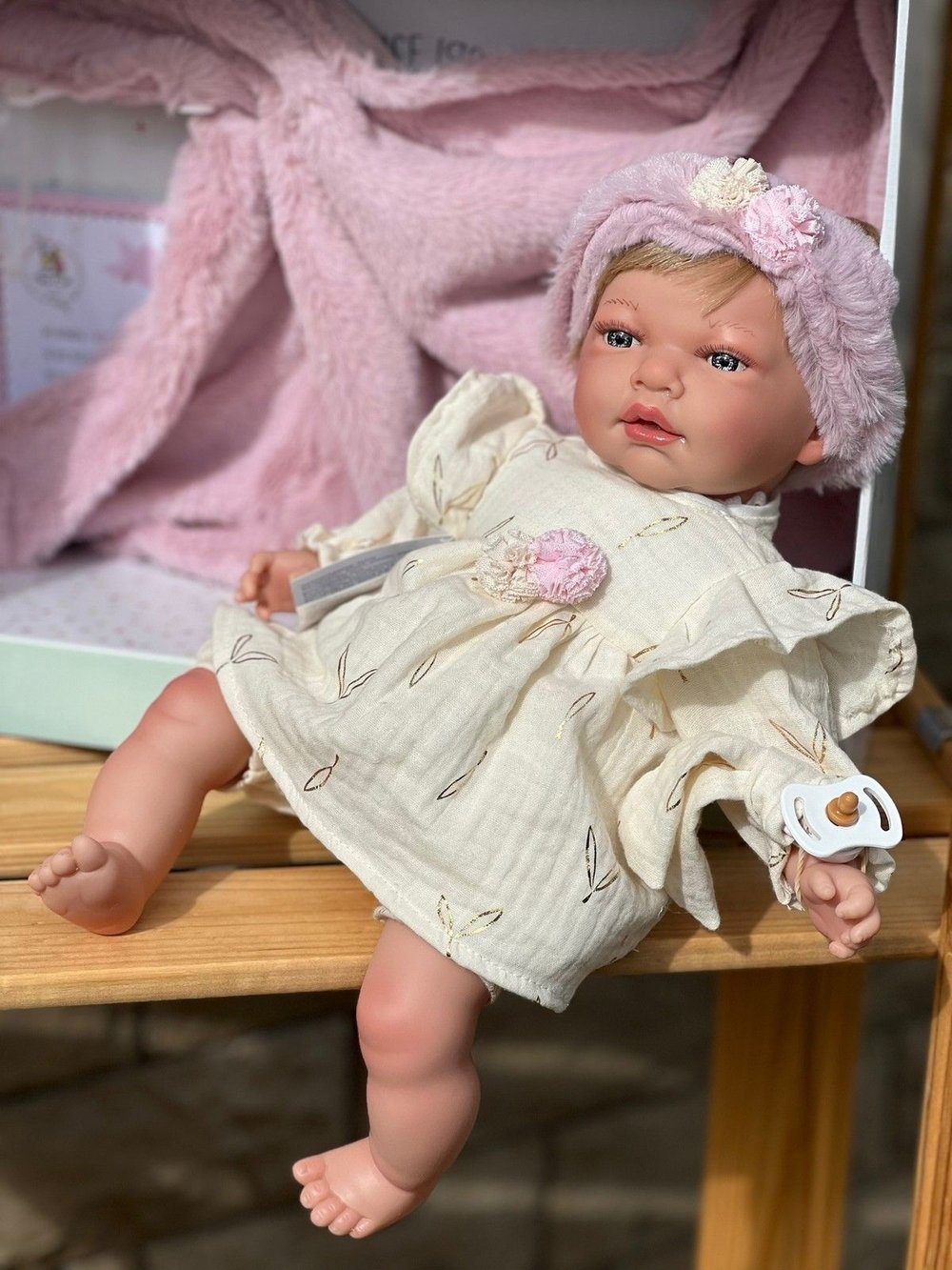 Кукла Реборн Nines 40см Baby мягконабивная (N0204)