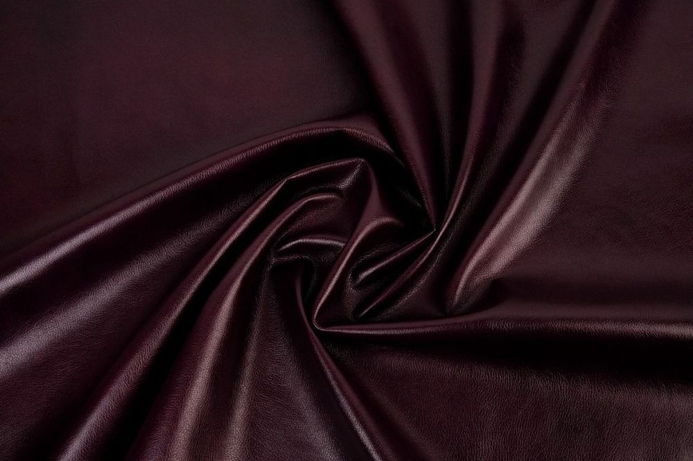 Мебельная ткань искусственная кожа Nature Soft (бордо двухтонный)
