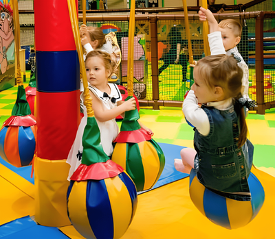 Детская механическая карусель "Пальма"