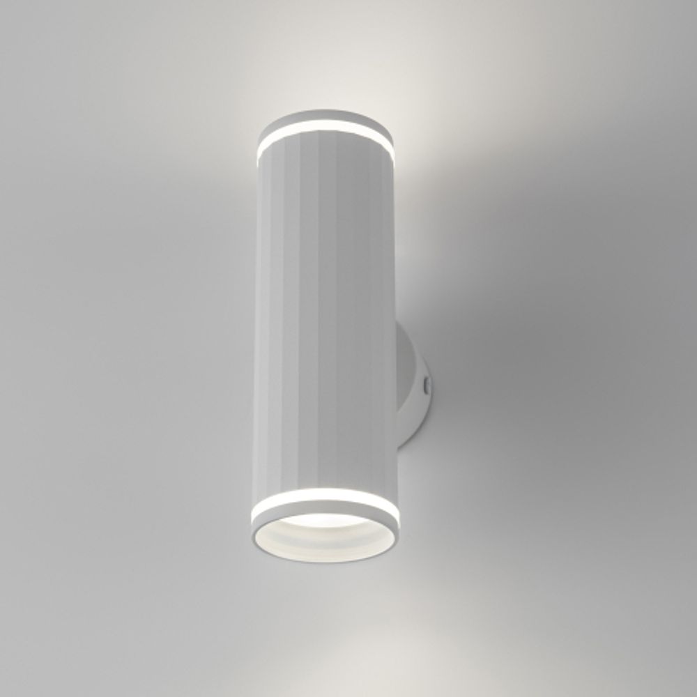 Декоративная подсветка ЭРА WL45 WH MR16 GU10 12Вт белый IP20 для интерьера, стен | Настенная подсветка