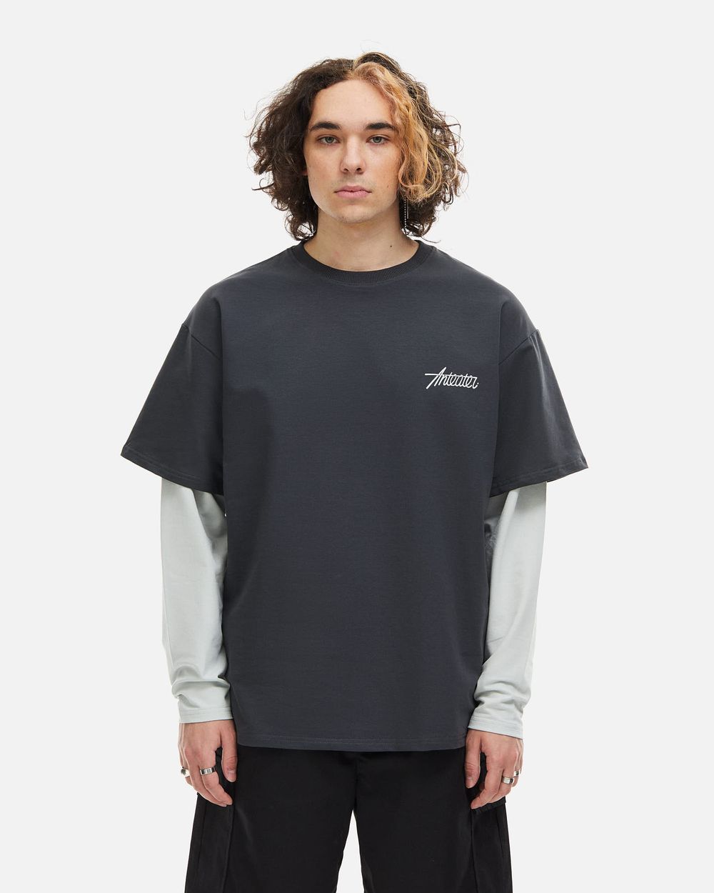 Лонгслив Anteater Phat Long 108 темно-серый