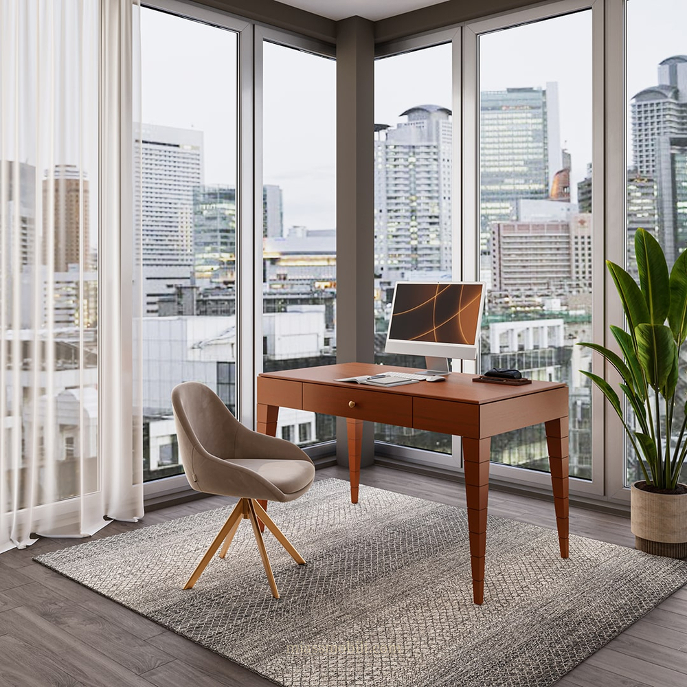 ЛОРЕНЦО Стол письменный бестумбовый (без стекла)