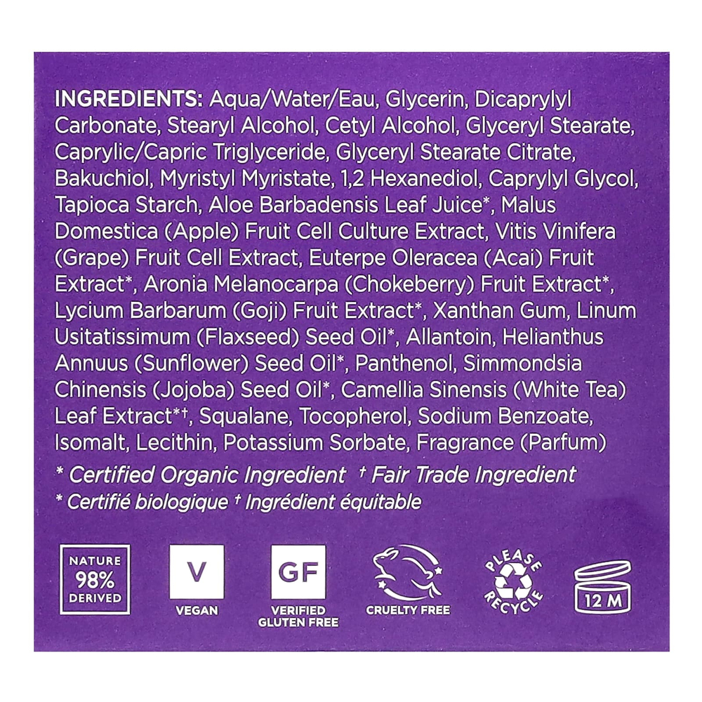 Andalou Naturals, омолаживающий крем, альтернатива ретинолу на растительной основе, антивозрастной, 50 г (1,7 унции)