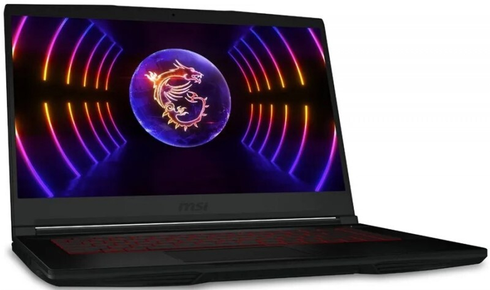 Ноутбук  MSI GF63 Thin 12UCX 15.6 ", Core i5, 8 Гб RAM, 256 Гб SSD, GeForce RTX 2050, Черный